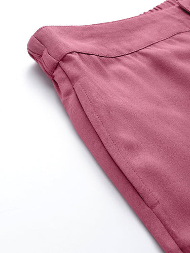 Rue Collection Relaxed Loose Fit High - Rise Trousers - RueCollections